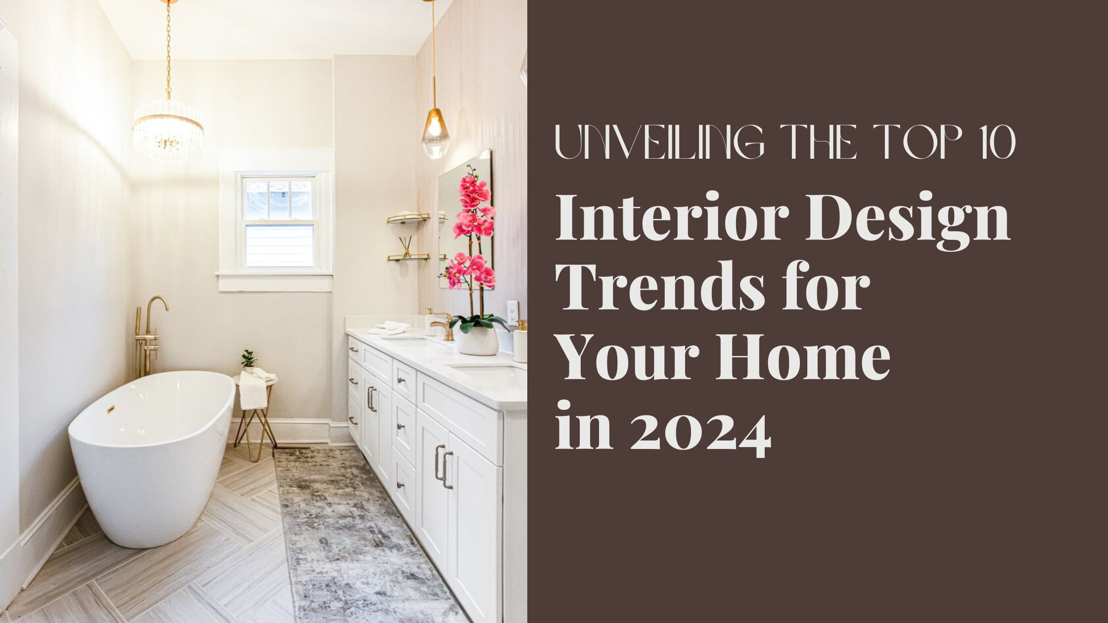 Unveiling the interior design trends for your home in 2024